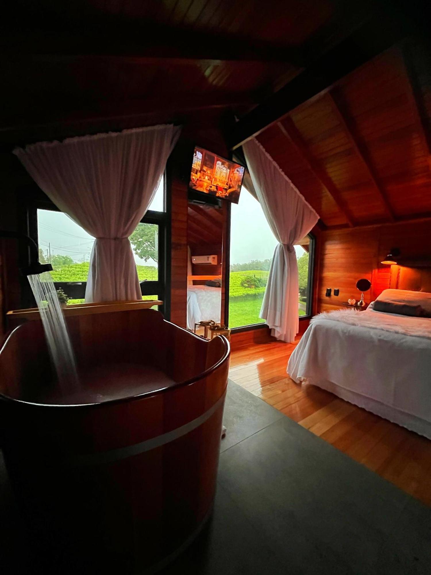 Capanna Del Vale - Um Refugio No Vale Dos Vinhedos Com Experiencia Exclusiva De Degustacao Na Vinicola Dom Candido Bento Gonçalves Zewnętrze zdjęcie