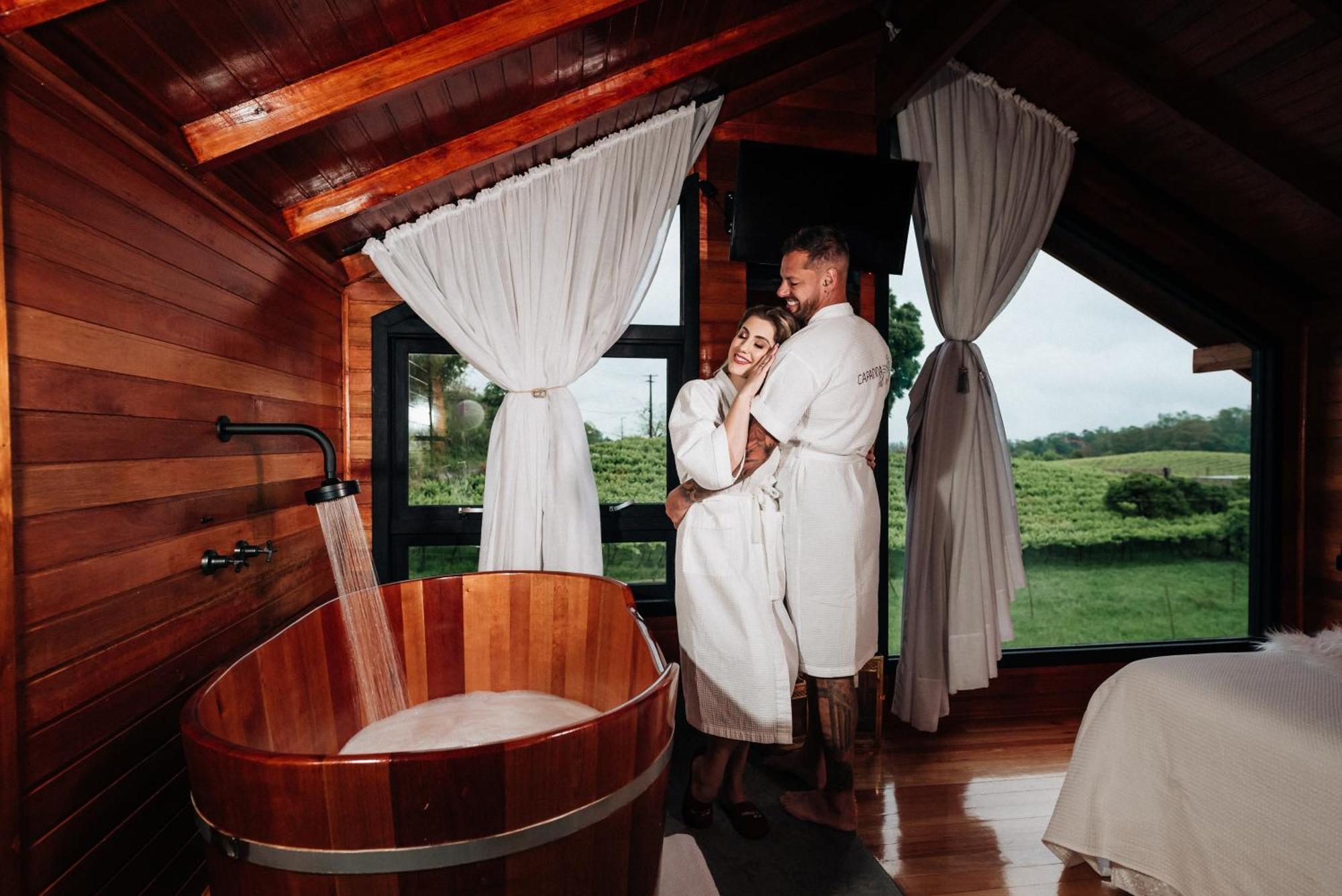 Capanna Del Vale - Um Refugio No Vale Dos Vinhedos Com Experiencia Exclusiva De Degustacao Na Vinicola Dom Candido Bento Gonçalves Zewnętrze zdjęcie